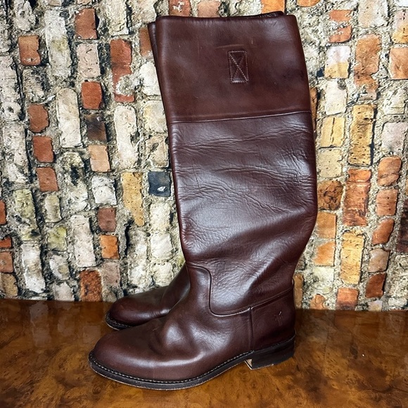 Frye Shoes - Frye leather brown knee high boots women’s size 5M